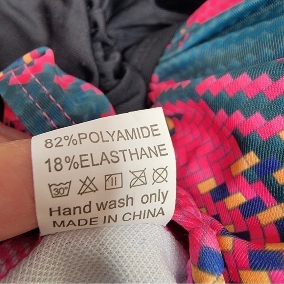 Shely One Piece Ruched Tummy Control Swim Suit Women’s Small NWT - Picture 10 of 12